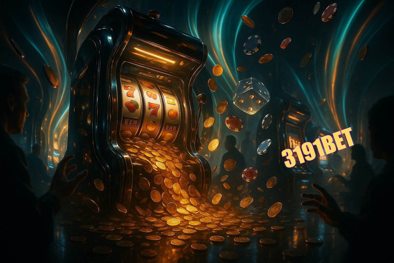 Diversos jogos de caça-níqueis